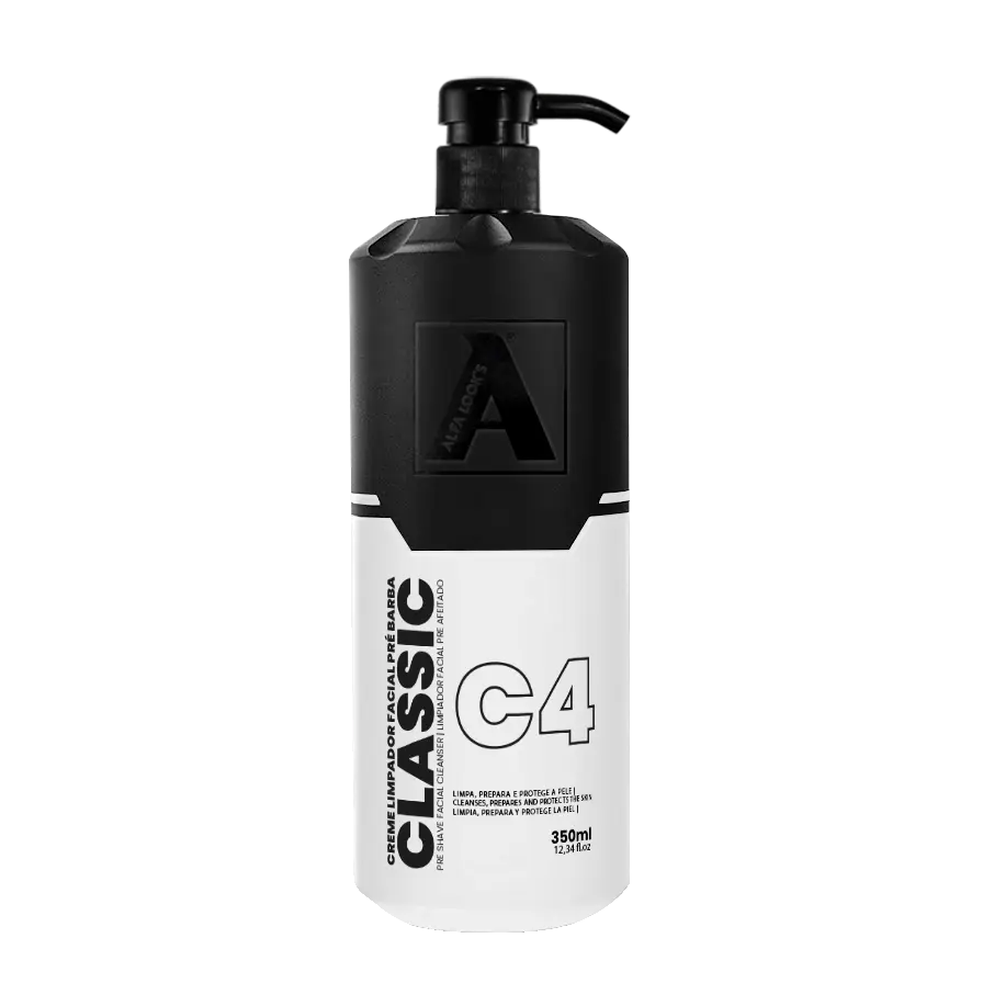 Creme limpador pré barba Alfa Looks - CLASSIC 350g
