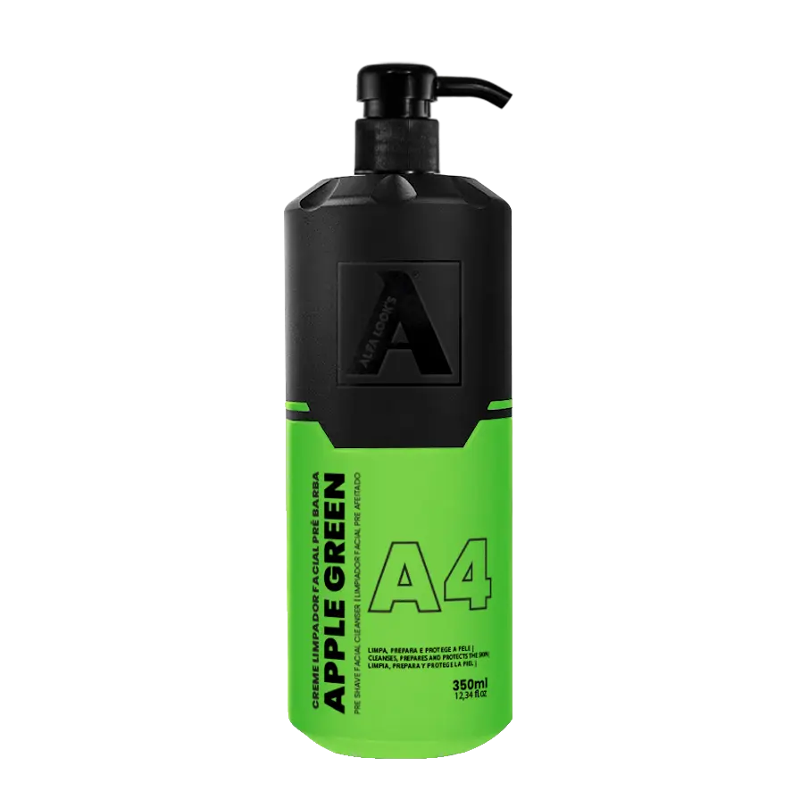 Creme limpador pré barba Alfa Looks - APPLE 350g
