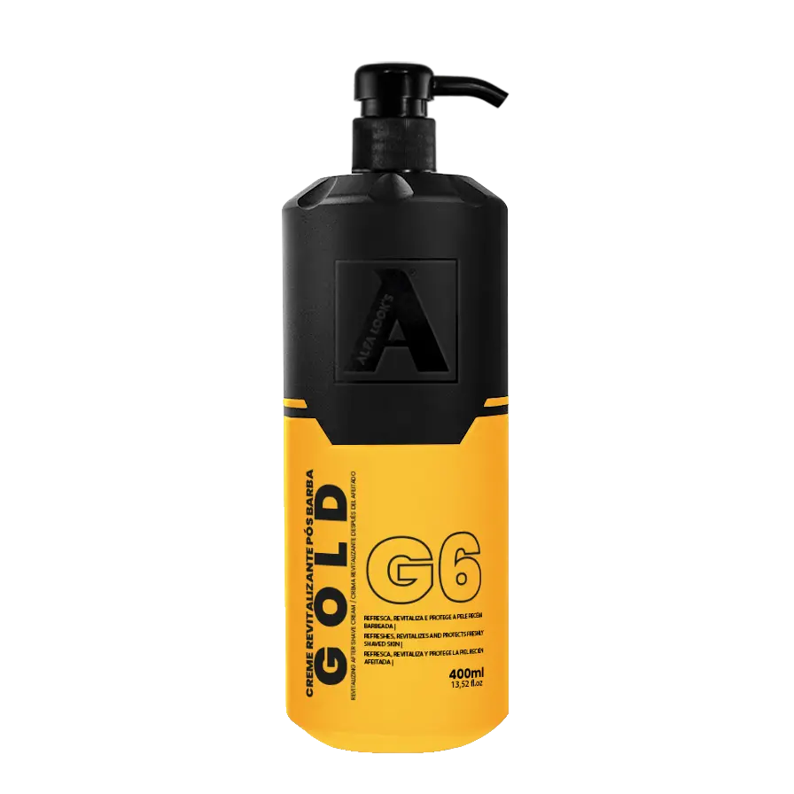 Creme revitalizante pós barba Alfa Looks - GOLD 350G