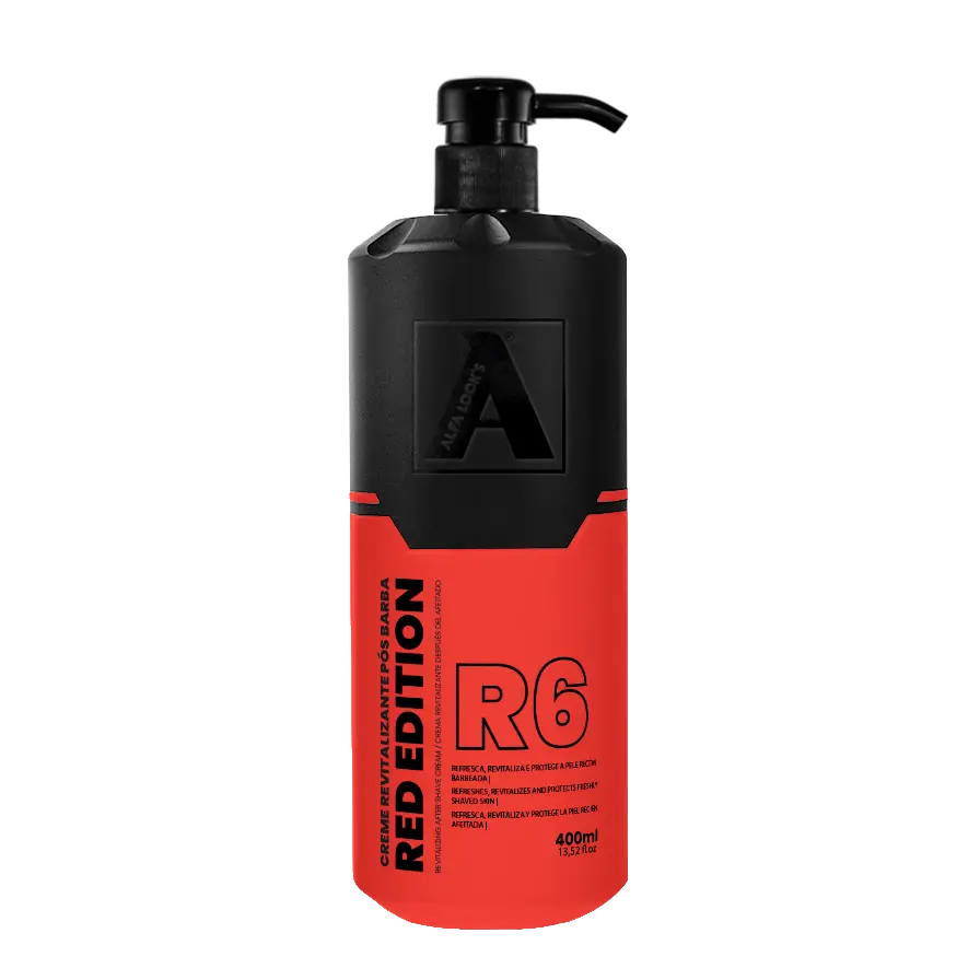 Creme revitalizante pós barba Alfa Looks - RED EDITION 350G
