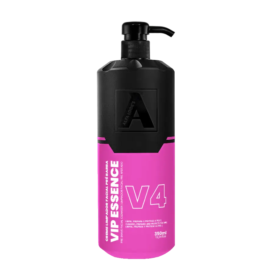 Creme limpador pré barba Alfa Looks - VIP ESSENCE 350g