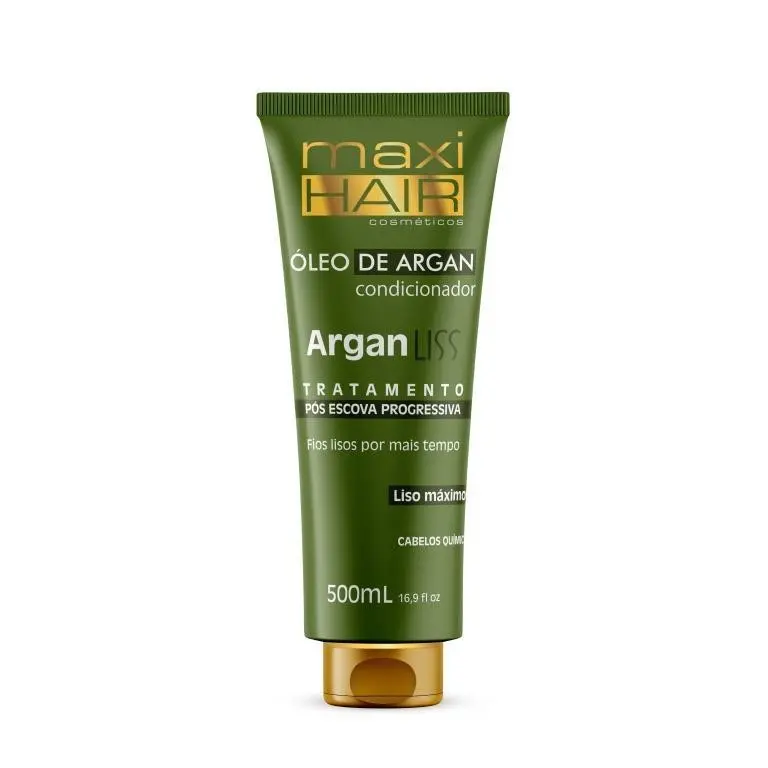 SHAMPOO ARGAN LISS POS ESCOVA 500 ml - MaxiHair