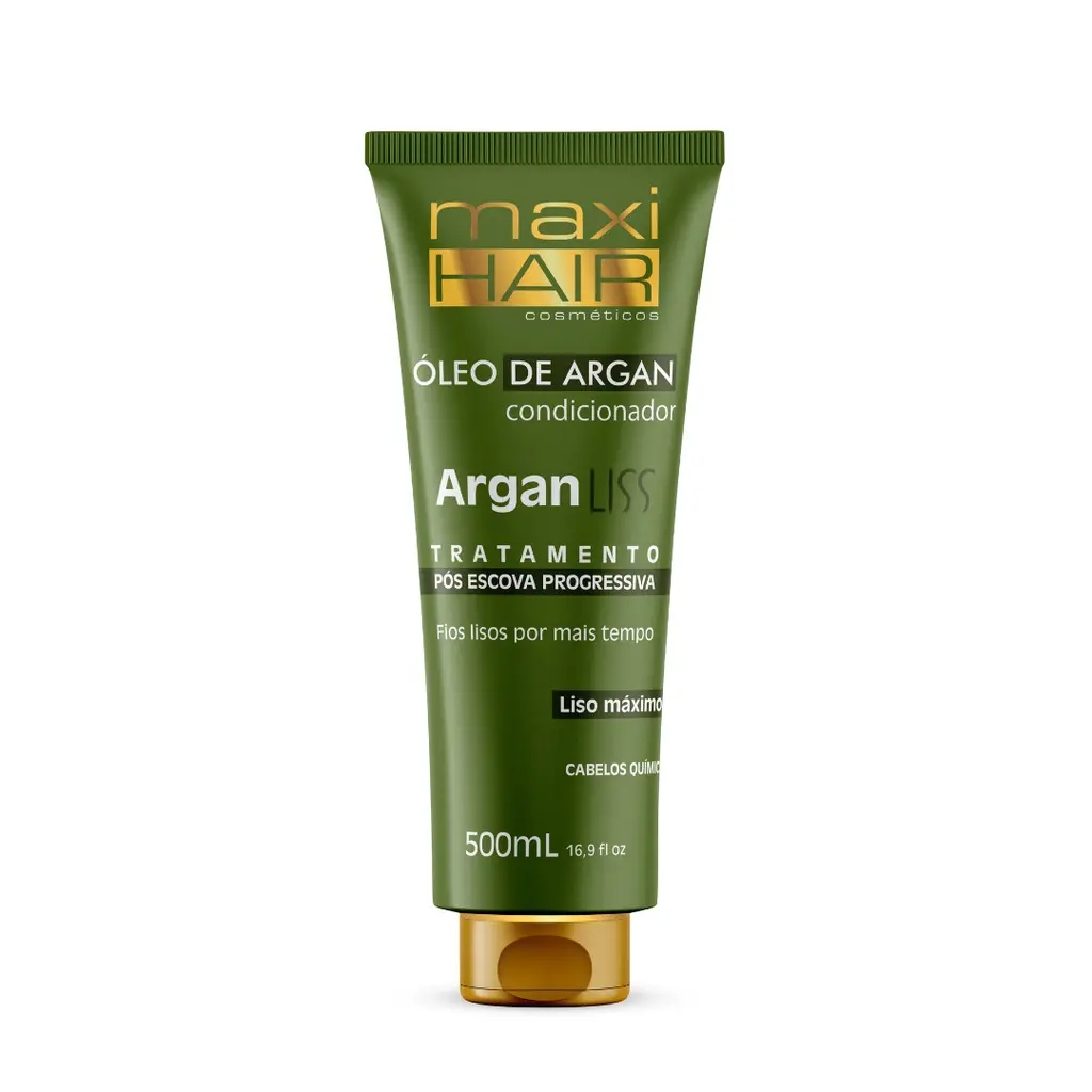 CONDICIONADOR ARGAN LISS POS ESCOVA 500 ml - MaxiHair