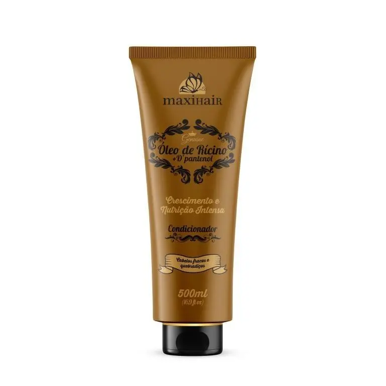 CONDICIONADOR OLEO DE RICINO + D PANTENOL 500 ml - MaxiHair