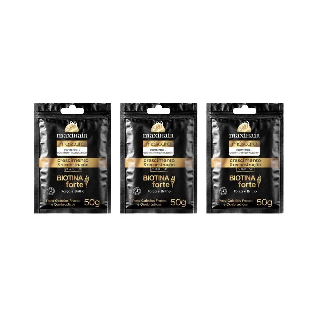 SACHE BIOTINA FORTE 50G - C/12 (MAXI HAIR)