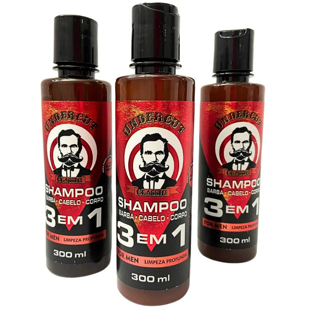 Shampoo para barba e cabelo Undercut 300ml