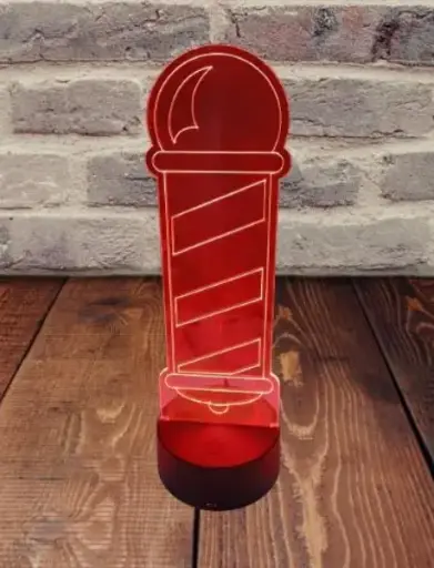 LUMINÁRIA ACRÍLICA
