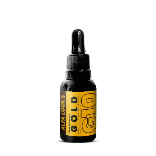 Óleo para barba Alfa Looks - GOLD 30ml