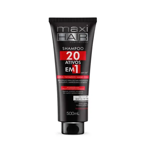 SHAMPOO 20 ATIVOS EM 1 500 ml - MaxiHair