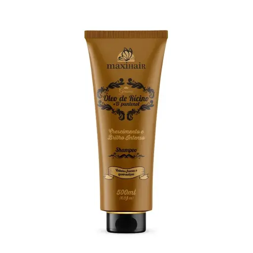 SHAMPOO OLEO DE RICINO + D PANTENOL 500 ml - MaxiHair