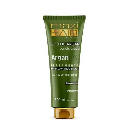 CONDICIONADOR ARGAN LISS POS ESCOVA 500 ml - MaxiHair