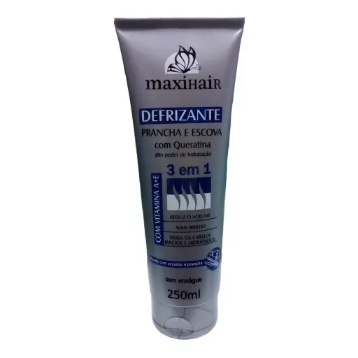 DEFRIZANTE PRANCHA ESCOVA 3 EM 1 250 ml - MaxiHair