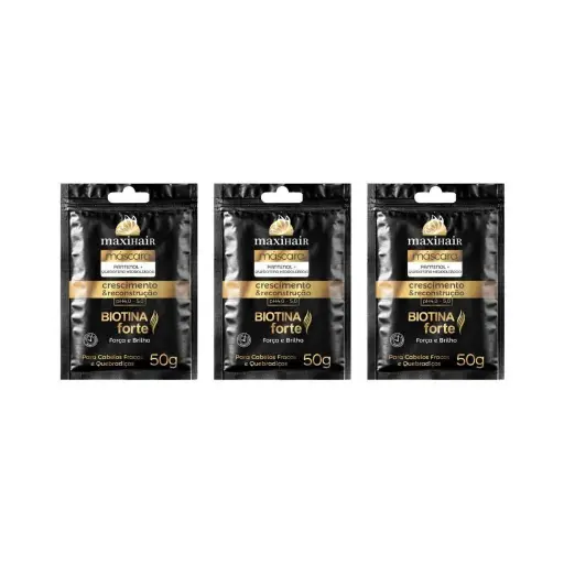 SACHE BIOTINA FORTE 50G - C/12 (MAXI HAIR)