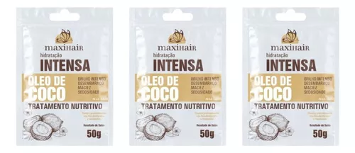 SACHE OLEO DE COCO HID. INTENSA 50G - C/12 (MAXI HAIR)