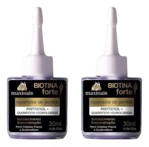 REPARADOR DE PONTAS BIOTINA FORTE 30 ml (MAXI HAIR )