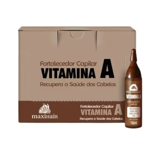 VITAMINA AMPOLA A 10 ml - C/24 (MAXI HAIR)