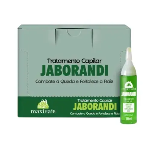 VITAMINA AMPOLA JABORANDI 10 ml - C/24 (MAXI HAIR)