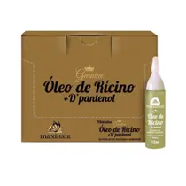 VITAMINA AMPOLA OLEO DE RICINO 10 ml - C/24 (MAXI HAIR)