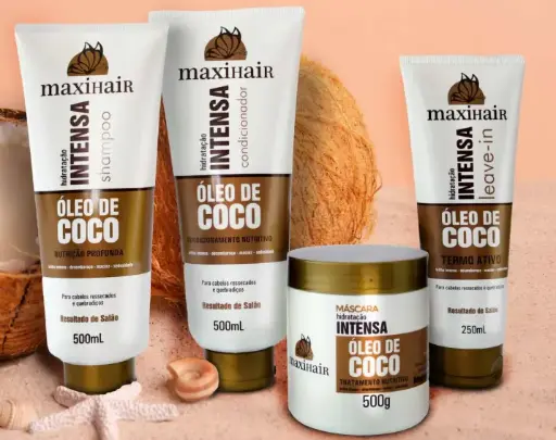 KIT OLEO DE COCO HIDRATAÇÃO INTENSA - MaxiHair