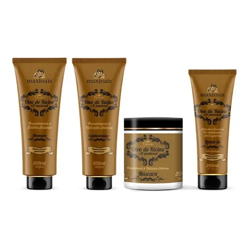 KIT OLEO DE RICINO - MaxiHair