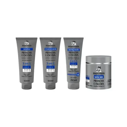 KIT DESFRIZANTE PRANCHA E ESCOVA - MaxiHair