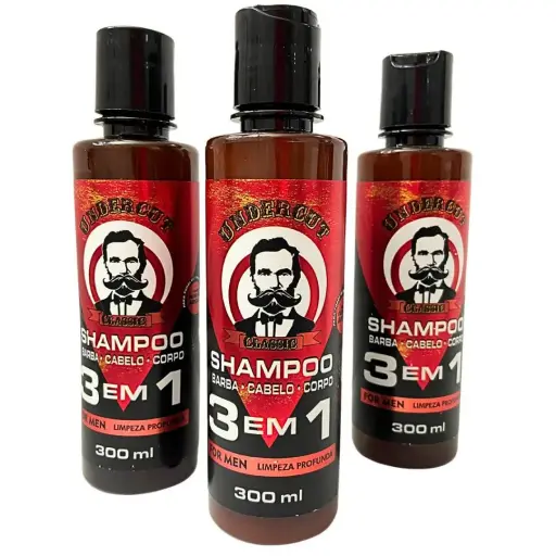 Shampoo para barba e cabelo Undercut 300ml