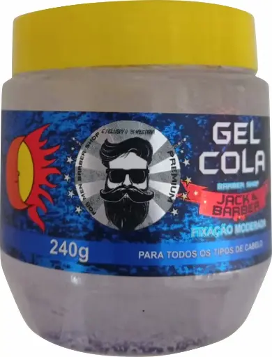 Gel Cola Jack Barber – Fixação Moderada 240g