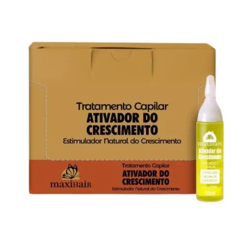 VITAMINA AMPOLA ATIV. DE CRESCIMENTO 10 ml - C/12 (MAXI HAIR)