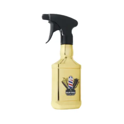 BORRIFADOR METALICO RETANGULO DOURADO 400 ML